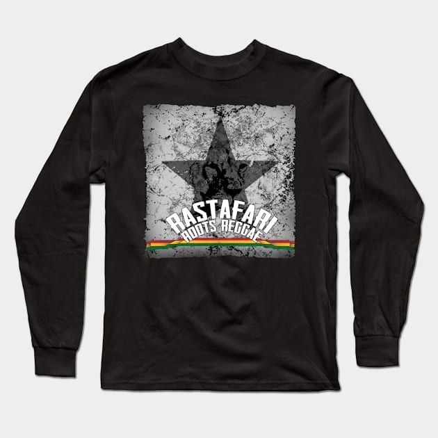 rastafari roots reggae Long Sleeve T-Shirt by Periartwork